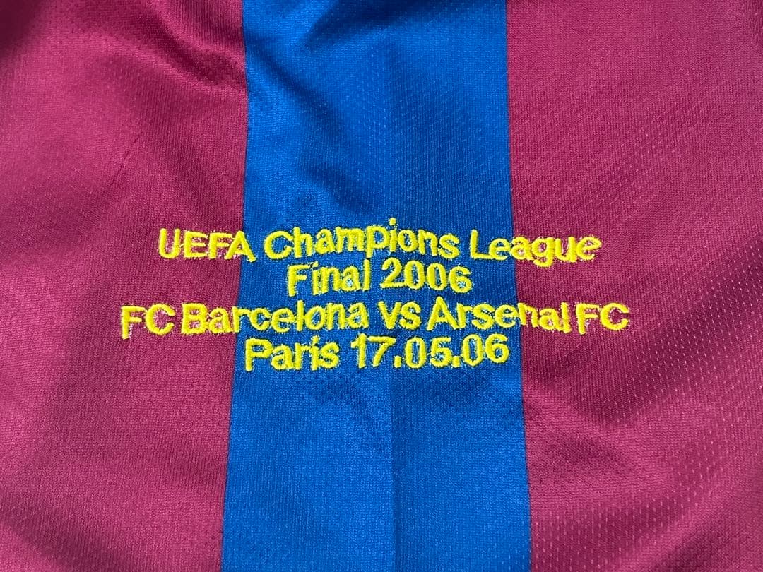 NIKE バルセロナ 06 UCL決勝 ロナウジーニョ #10 ゲームシャツ