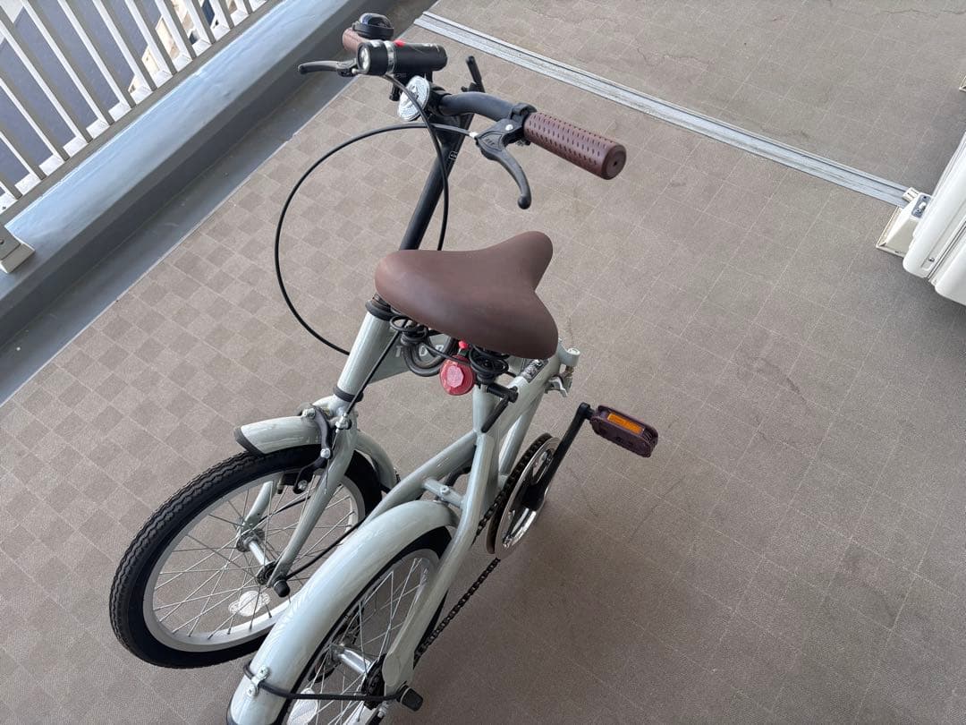 4.1 PROVOS 折りたたみ自転車 16インチ ワイヤー錠・LEDライト付き