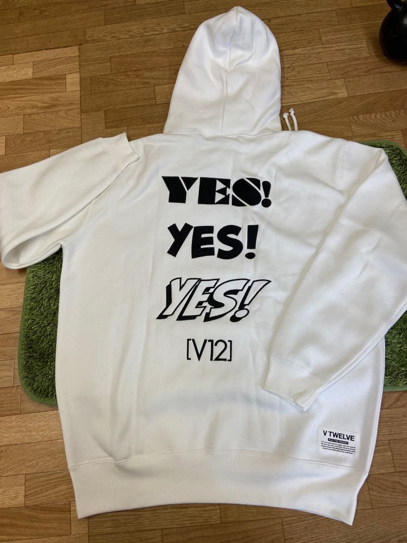 ふ*ー様 新品正規品【V12/ XL】YESPARKA YESパーカー　メンズ
