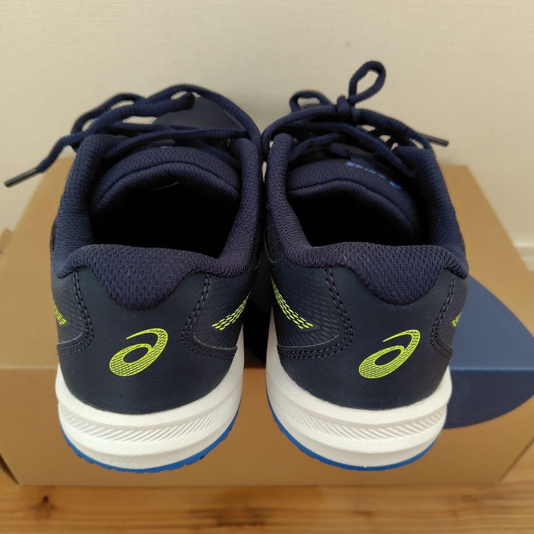 【新品＊未使用＊箱つき】ASICS ネイビー バレーボールシューズ２４cm