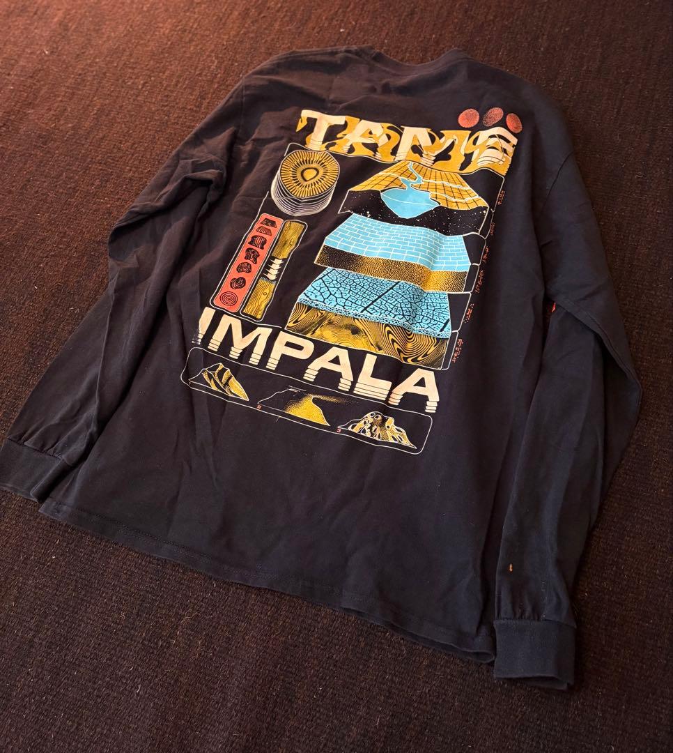 TAME IMPALA　テームインパラ　ロンT 長袖 Tシャツ 黒 ブラック