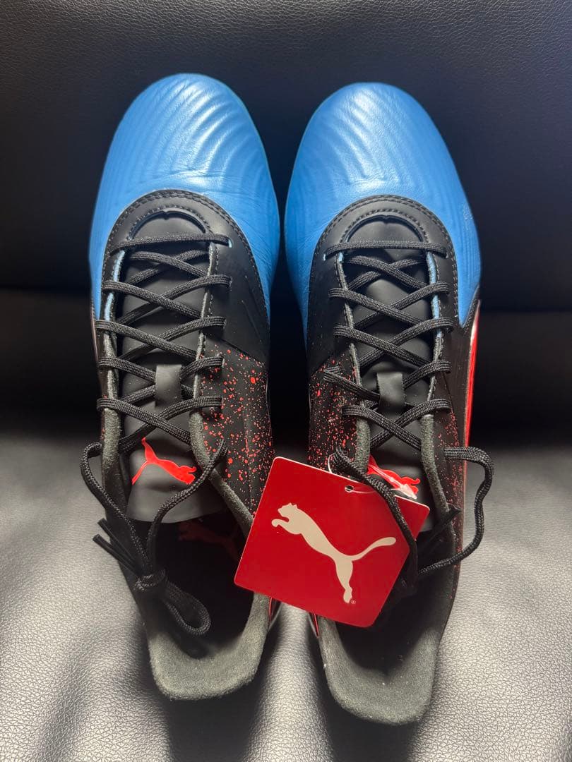 Puma ONE サッカーシューズ スパイク 青/黒/赤