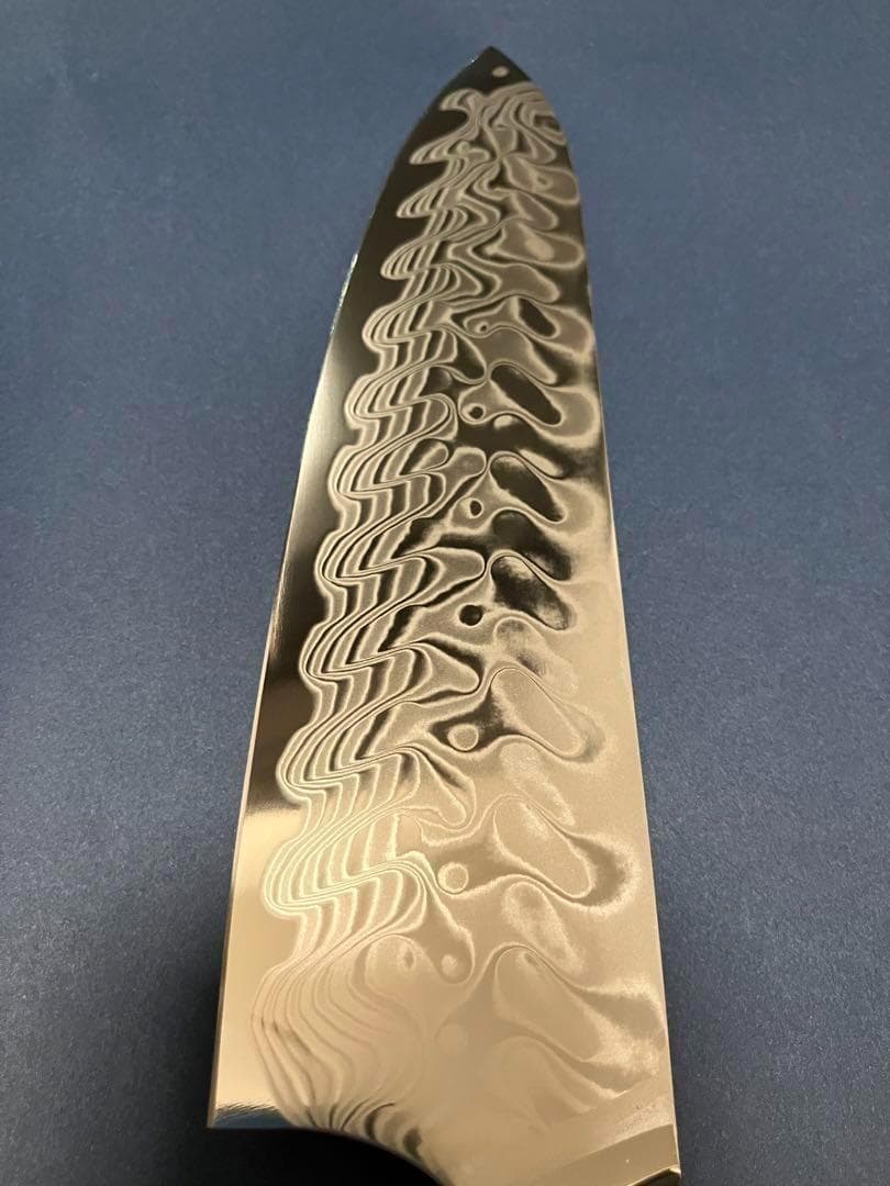 V金10号67層ダマスカス牛刀210mm オリーブウッド柄