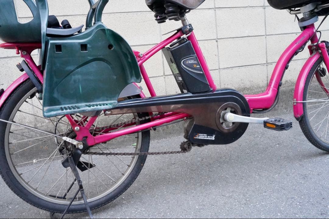 電動自転車 パナソニック ギュット 中古 子供乗せ アシスト 031802