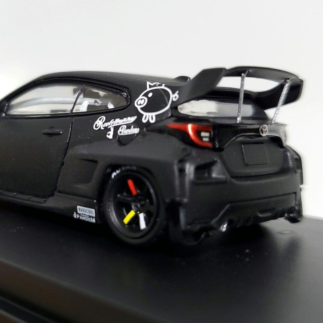 999台限定 1/64 HKM パンデム トヨタ GR ヤリス 艶消しブラック