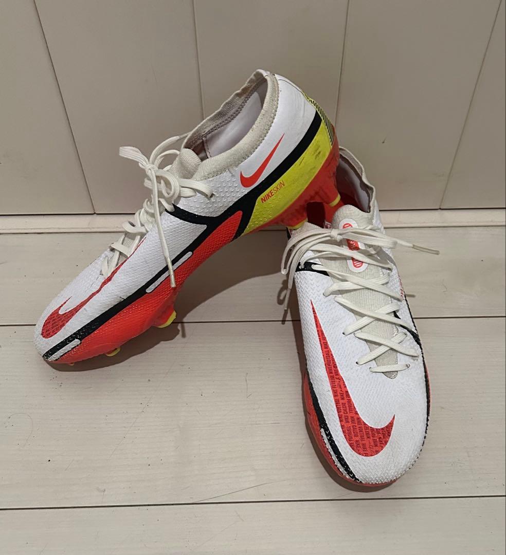 Nike Phantom サッカーシューズ ホワイト/レッド/26.5cm