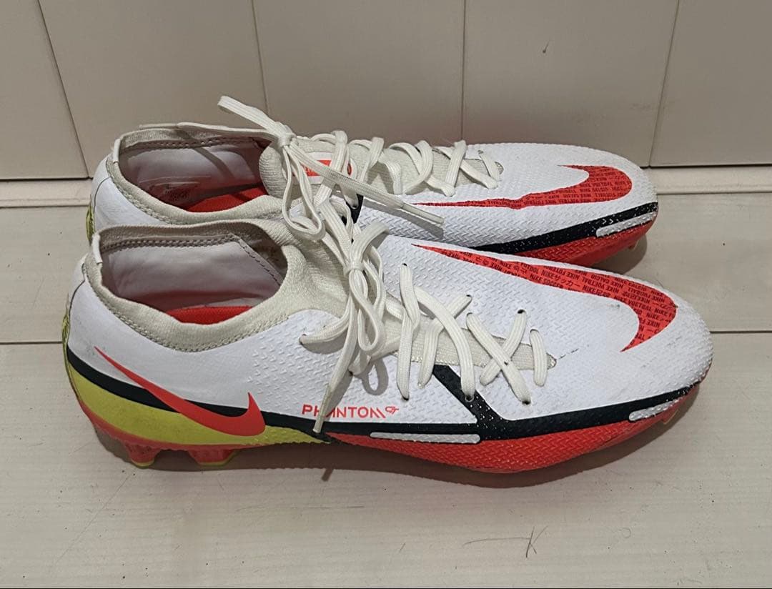 Nike Phantom サッカーシューズ ホワイト/レッド/26.5cm