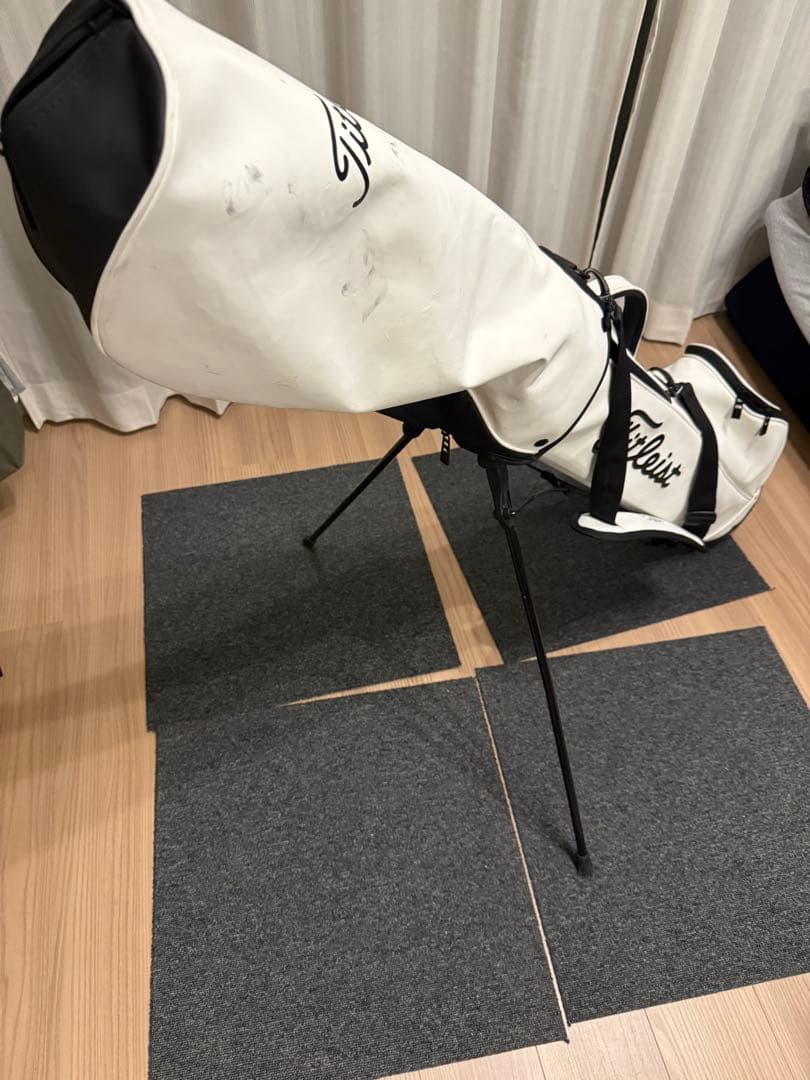 と*ろ様 Titleist キャディバッグ ホワイト/ブラック