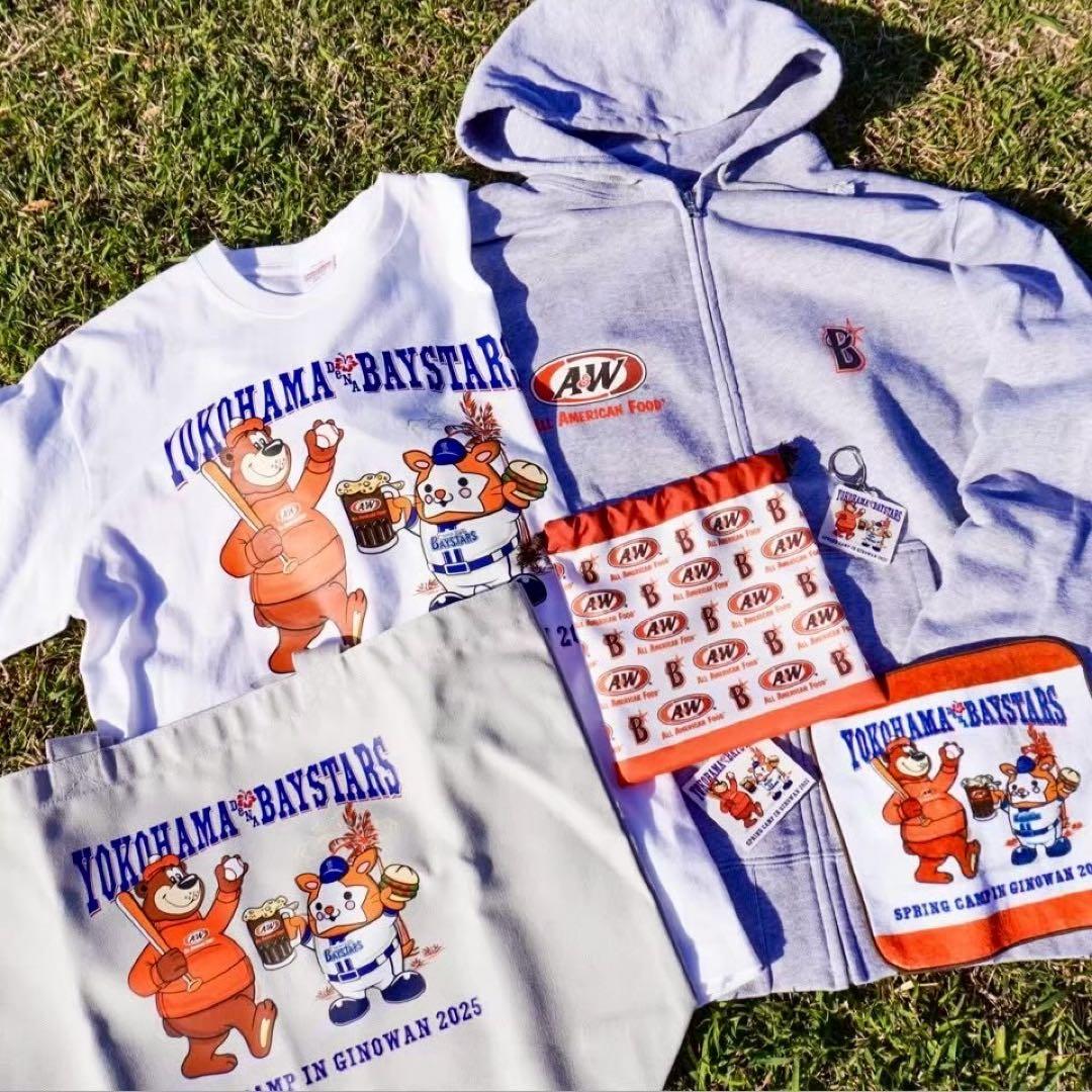 新品未開封 A＆W 横浜 DeNA ベイスターズ Tシャツ 限定 ホワイト XL