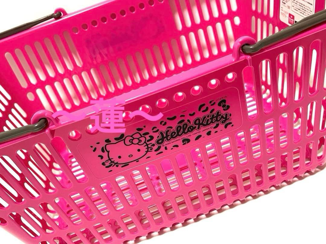 サンリオ ハローキティ お買い物カゴ かご ショッピングバスケット アベイル