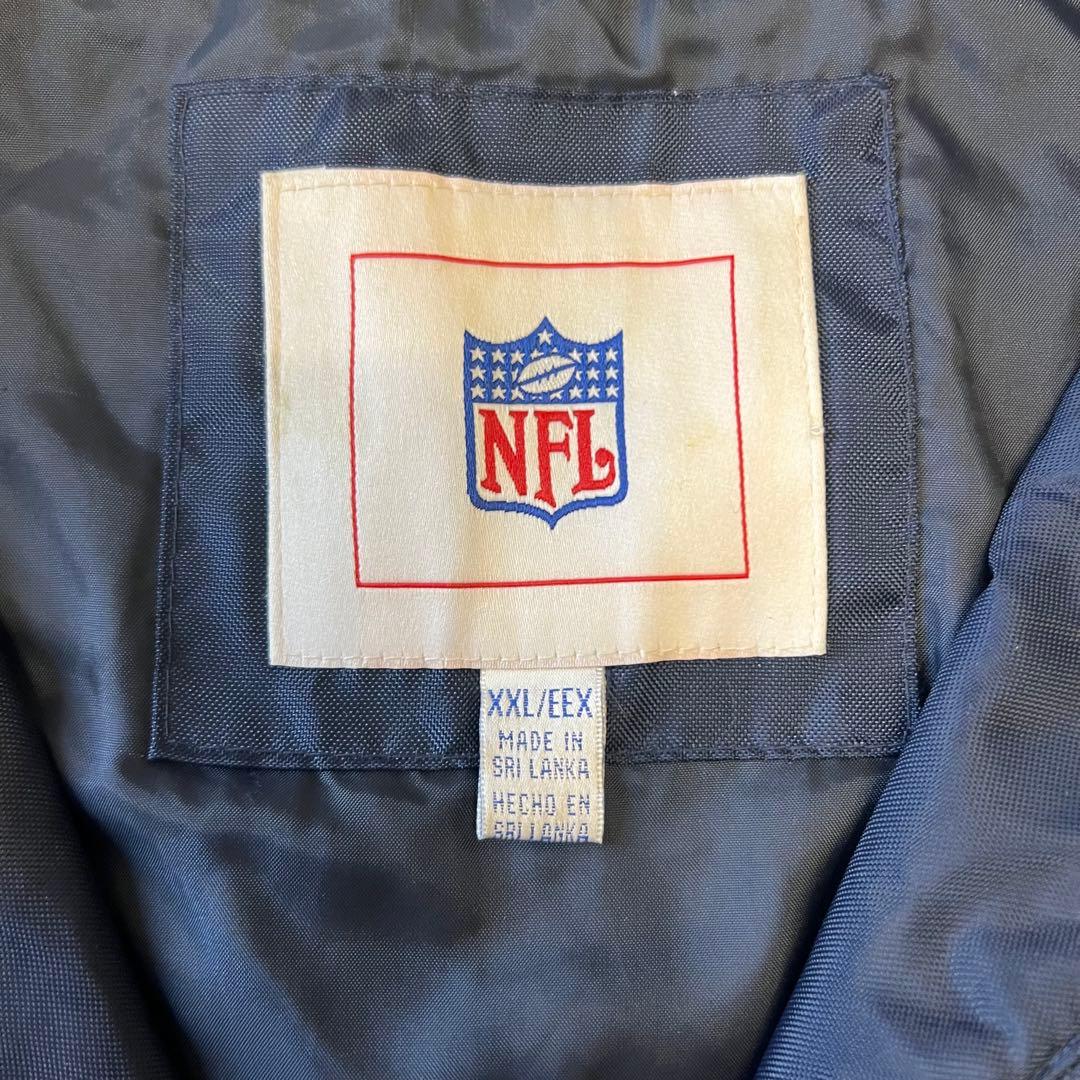 【古着】NFL ST. LOUIS RAMS ナイロンジャケット ロゴ刺繍 美品