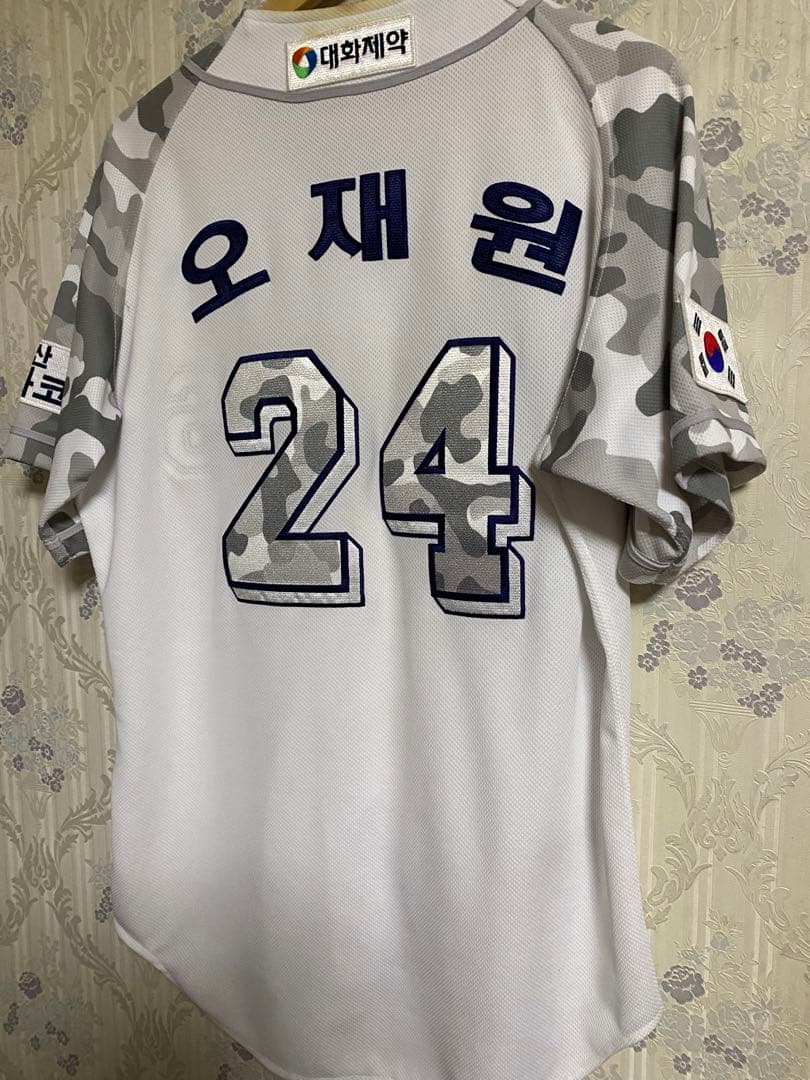 韓国KBO 斗山ベアーズ オジェウォン #24 ミリタリーユニフォーム