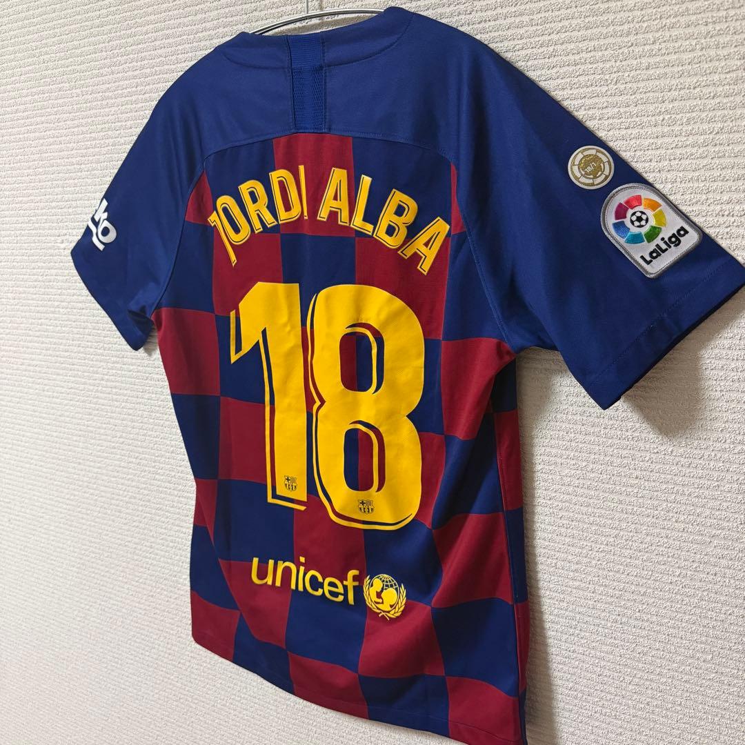FCバルセロナホームユニフォーム 19/20 Sサイズ ジョルディ・アルバ