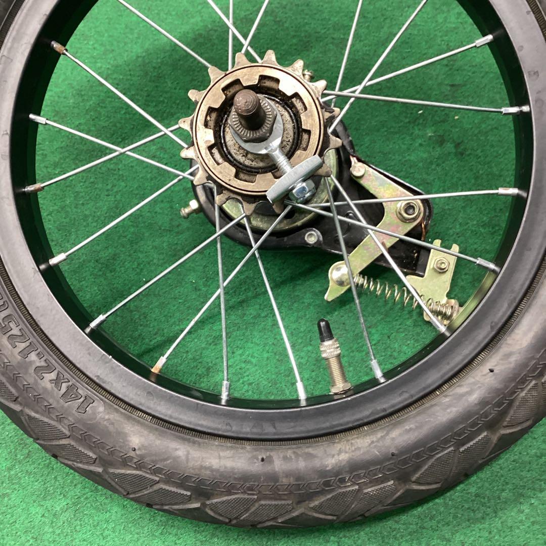 アルミリム　後輪　14x2.125 タイヤ付 ハマー　リア　14インチ