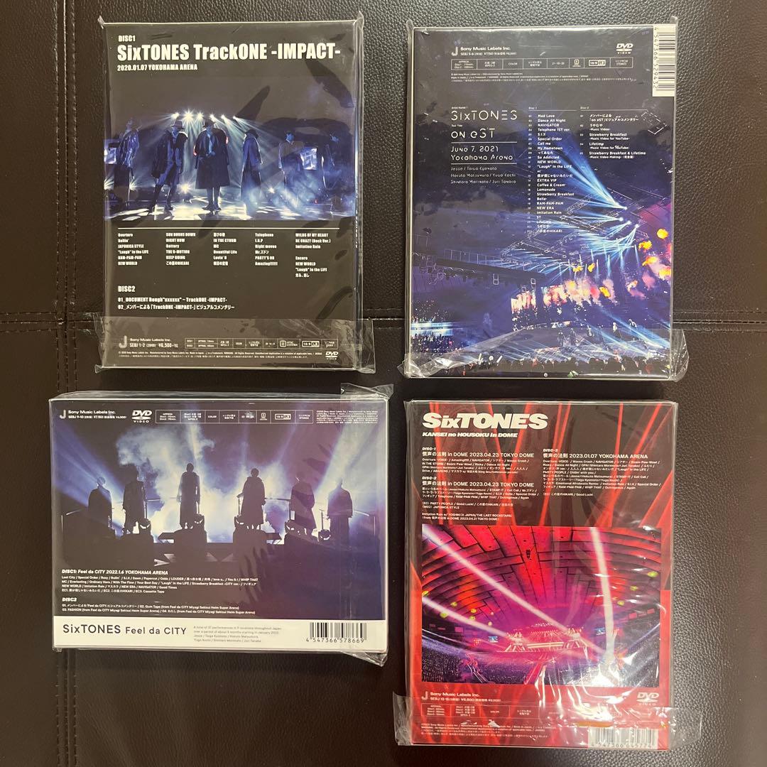 SixTONES ライブDVD 4点まとめ売り