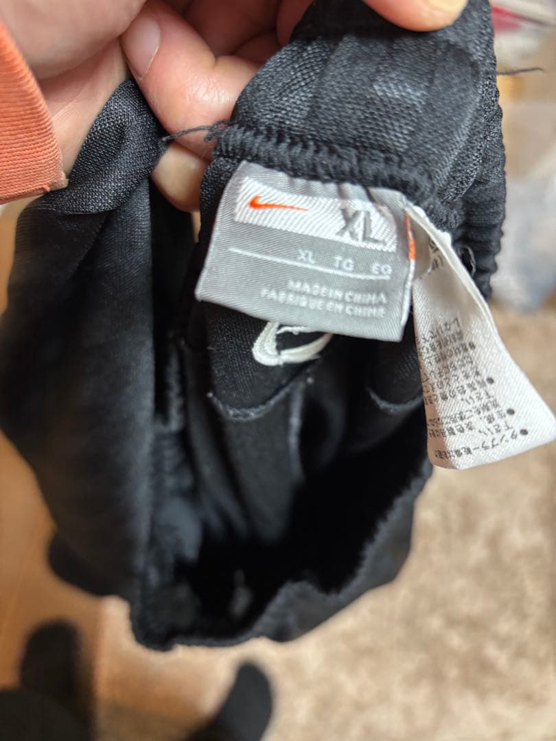 Nike ストライプジャージ上下セット XL フットボール