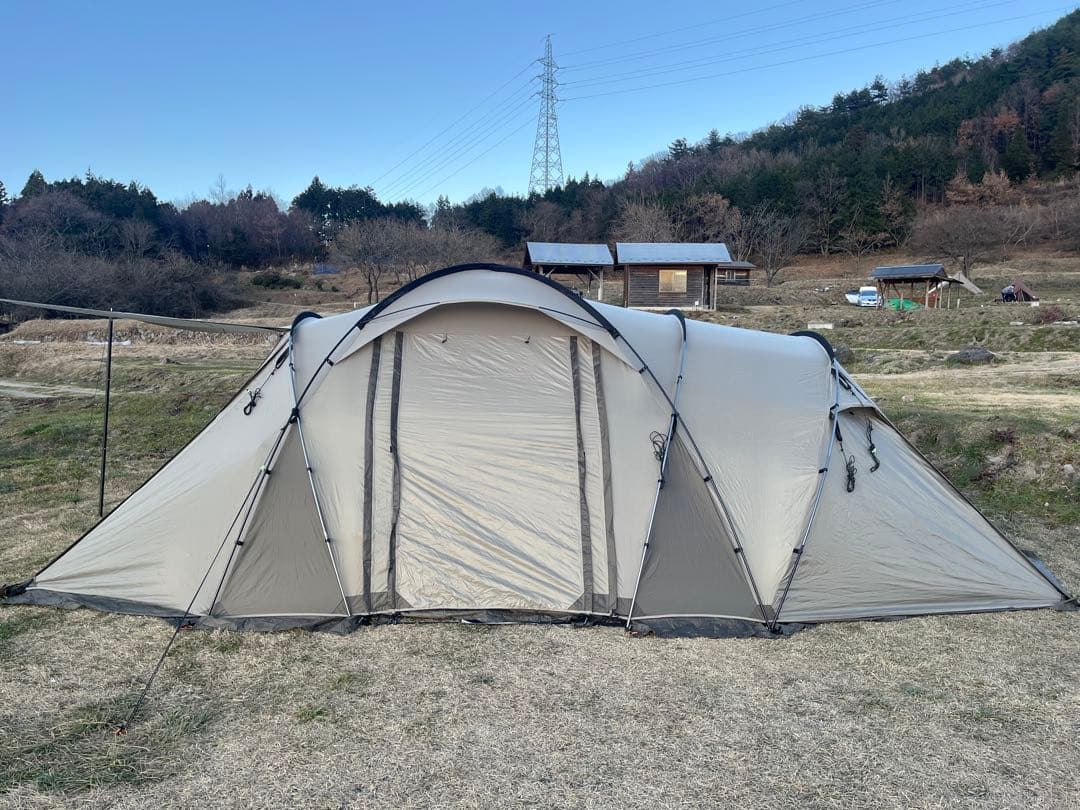 カーキ 4-8人用 2ルームテント