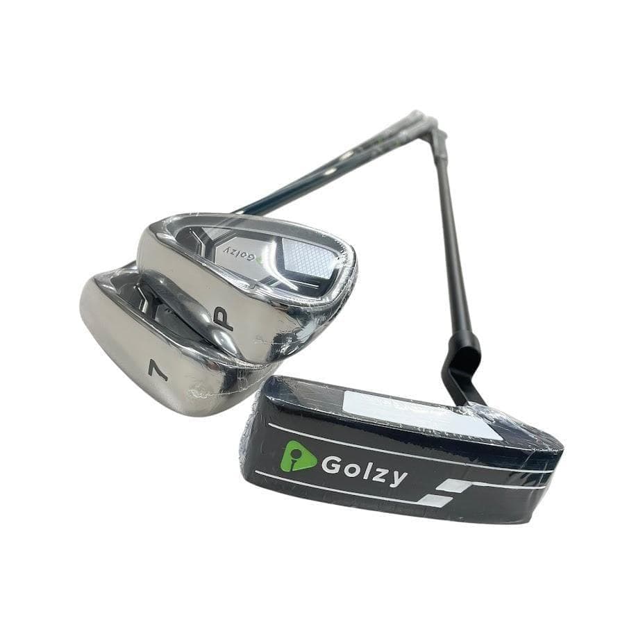 新品■Golzy■ 自立式キャディバッグ・BKｘSIL ゴルフクラブセット