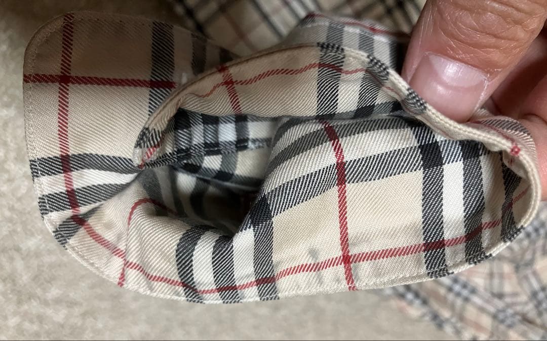 定番大人気柄☆バーバリーゴルフ BURBERRY GOLFノバチェック長袖シャツ