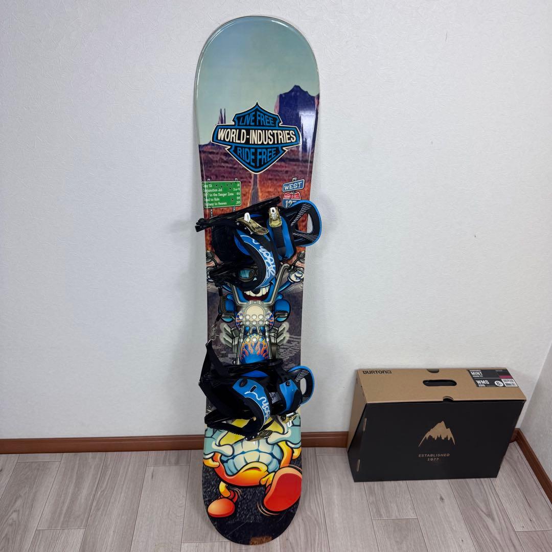 専用ジュニア スノーボード セット 127cm ブーツ24cm