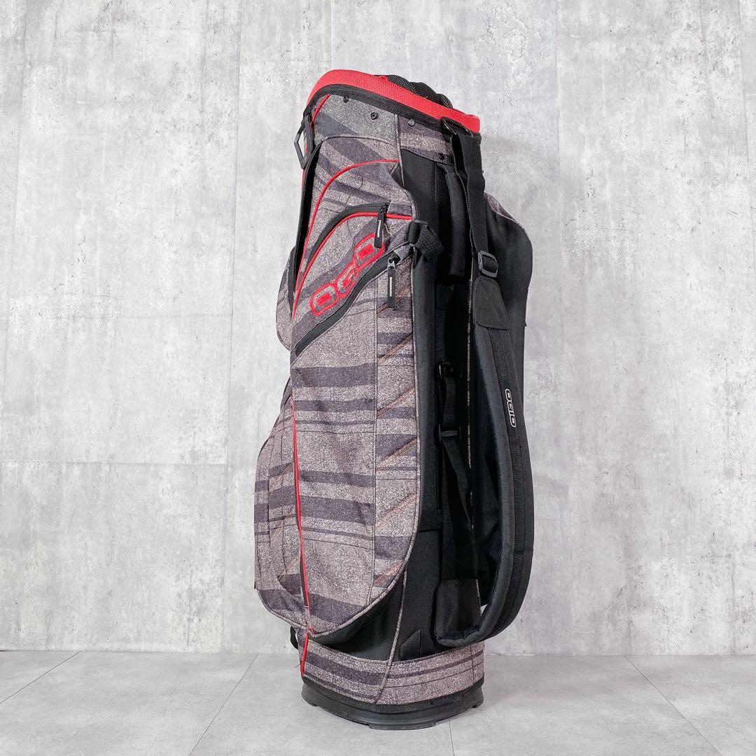 T527 OGIO オジオ ゴルフ キャディバッグ GIZA 10.5型 グレー