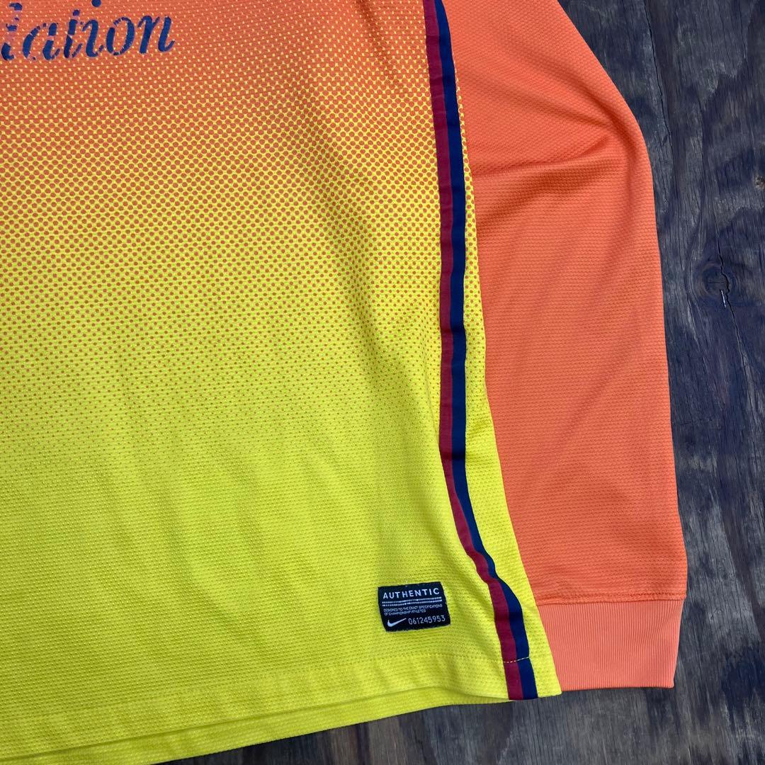 NIKE バルセロナ 12/13 アウェイ ユニフォーム ゲームシャツ オレンジ