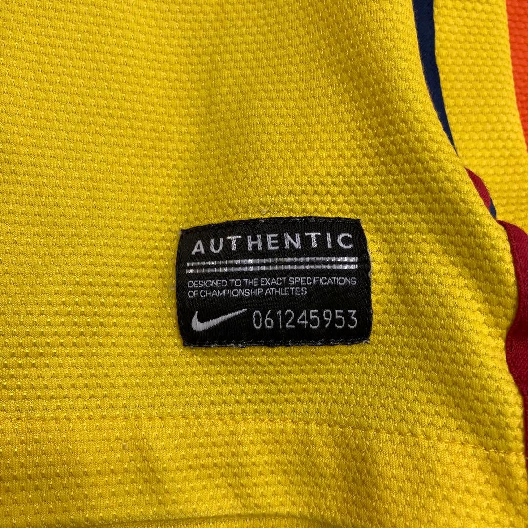 NIKE バルセロナ 12/13 アウェイ ユニフォーム ゲームシャツ オレンジ