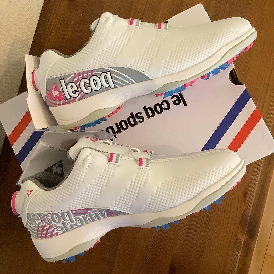 新品未使用　le coq sportif GOLF レディース ゴルフシューズ
