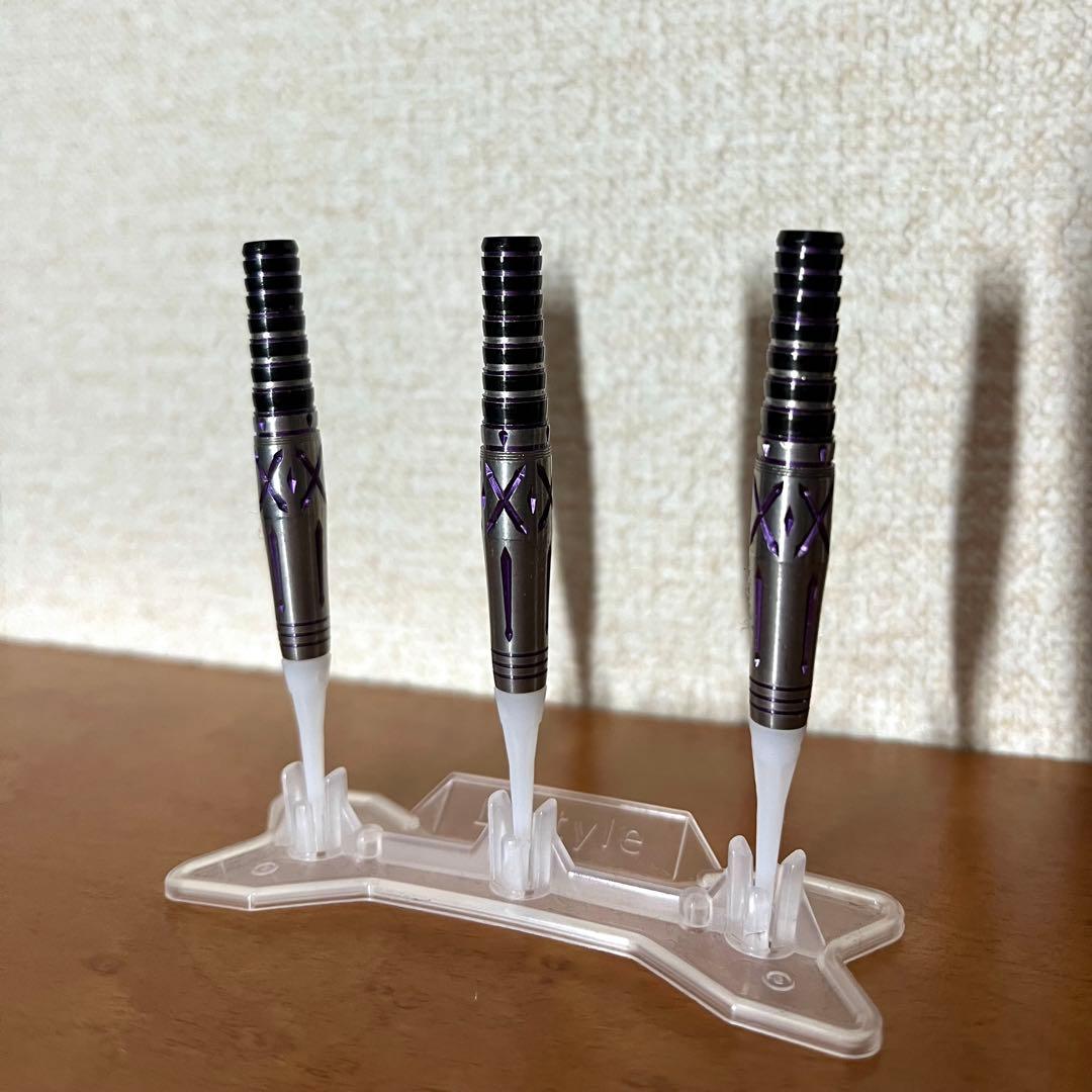 ダーツバレル【A-FLOW BLACK LINE \"I'LL Ⅲ＋\" 22g】