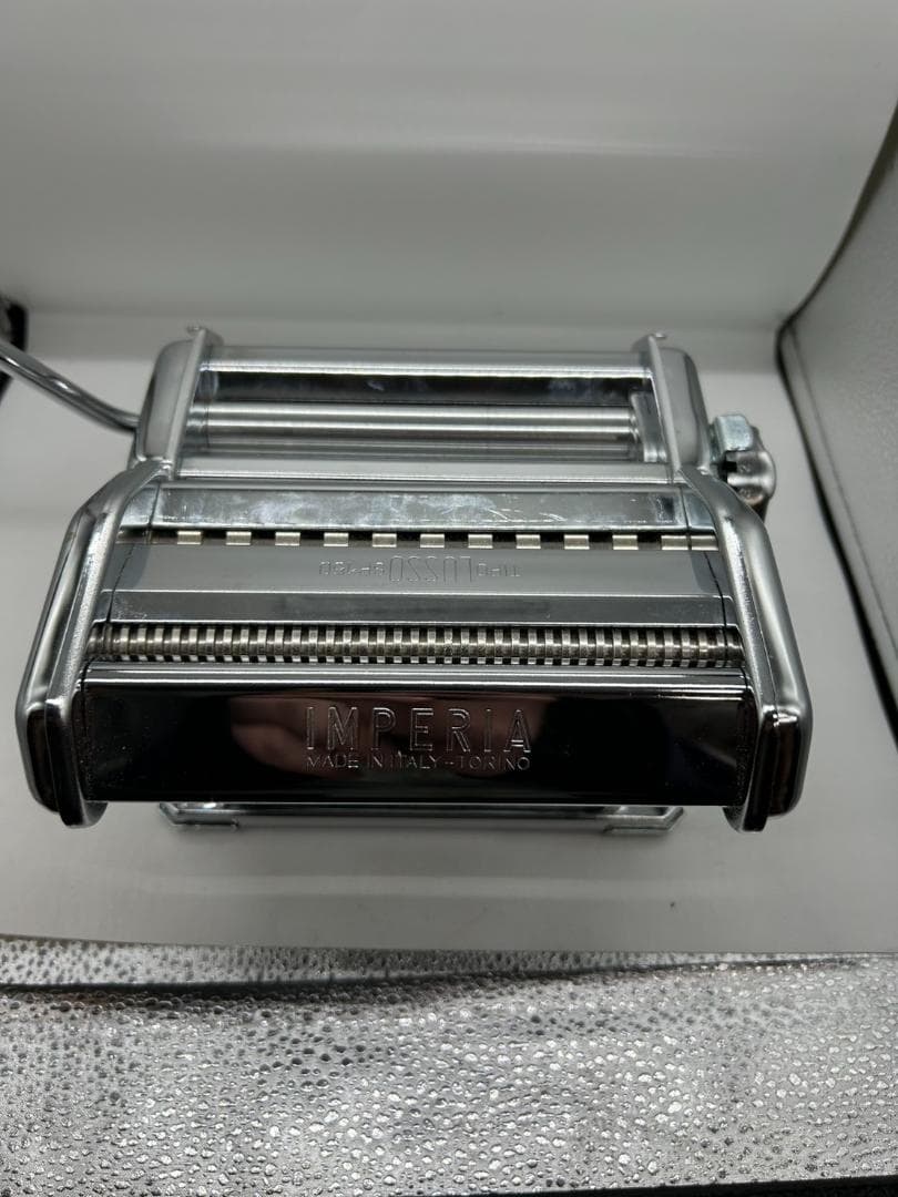 ◎imperia インペリア 手動式パスタマシン イタリア製 箱、説明書付き