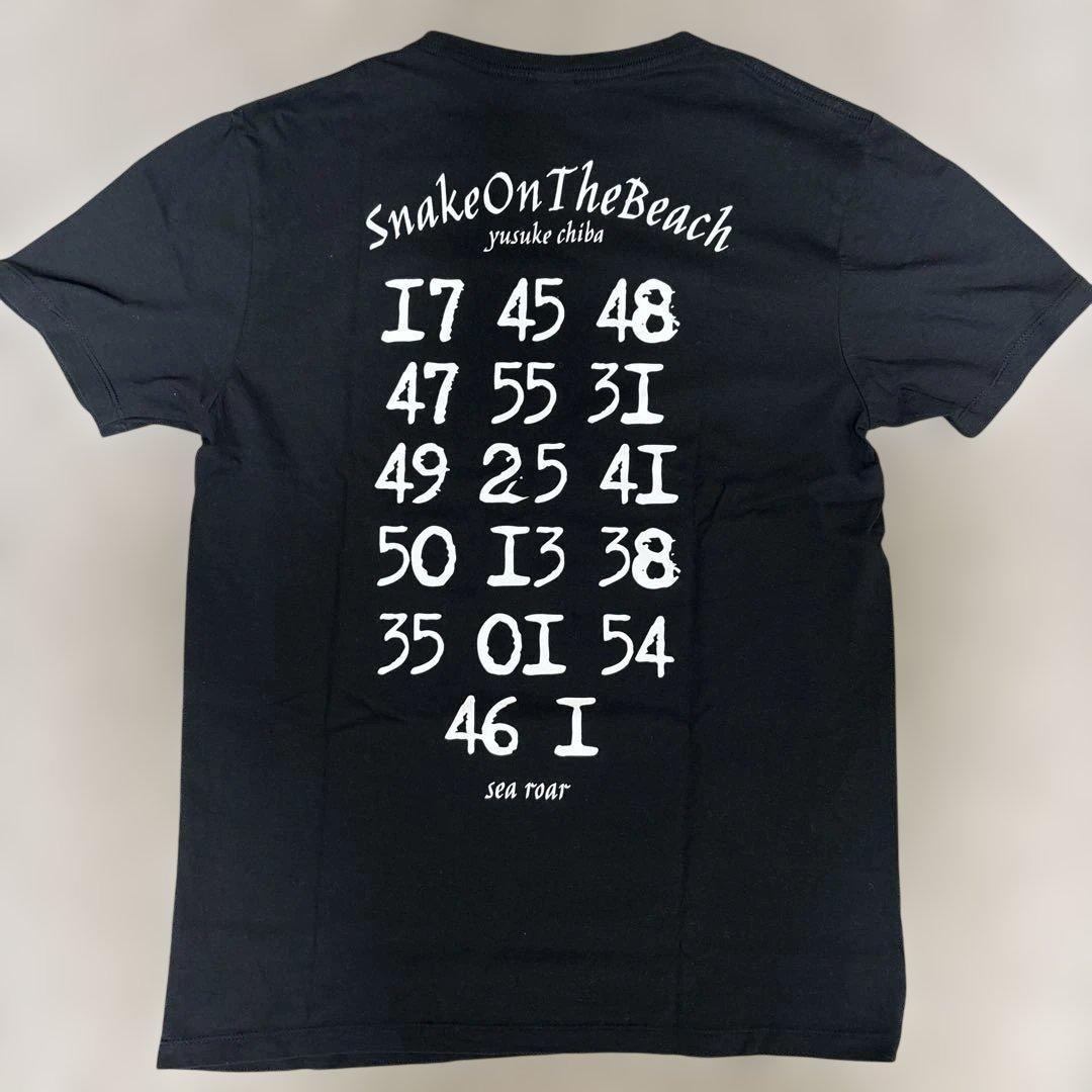 SnakeOnTheBeach yusuke chiba Tシャツ Lサイズ 黒