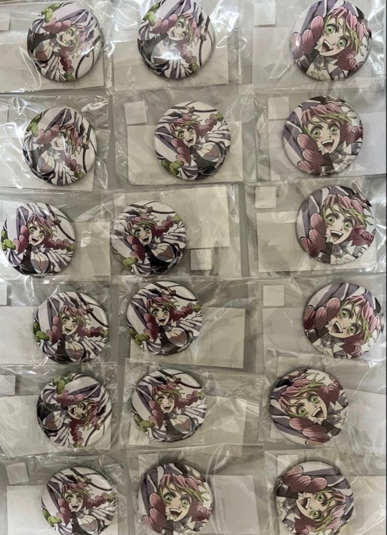 鬼滅の刃 ufotable 恋柱 WEBくじ コミケ 缶バッジ 甘露寺蜜璃