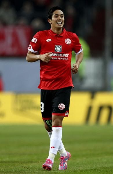 非売品 武藤嘉紀 サイン入り マインツ ユニフォーム 選手用
