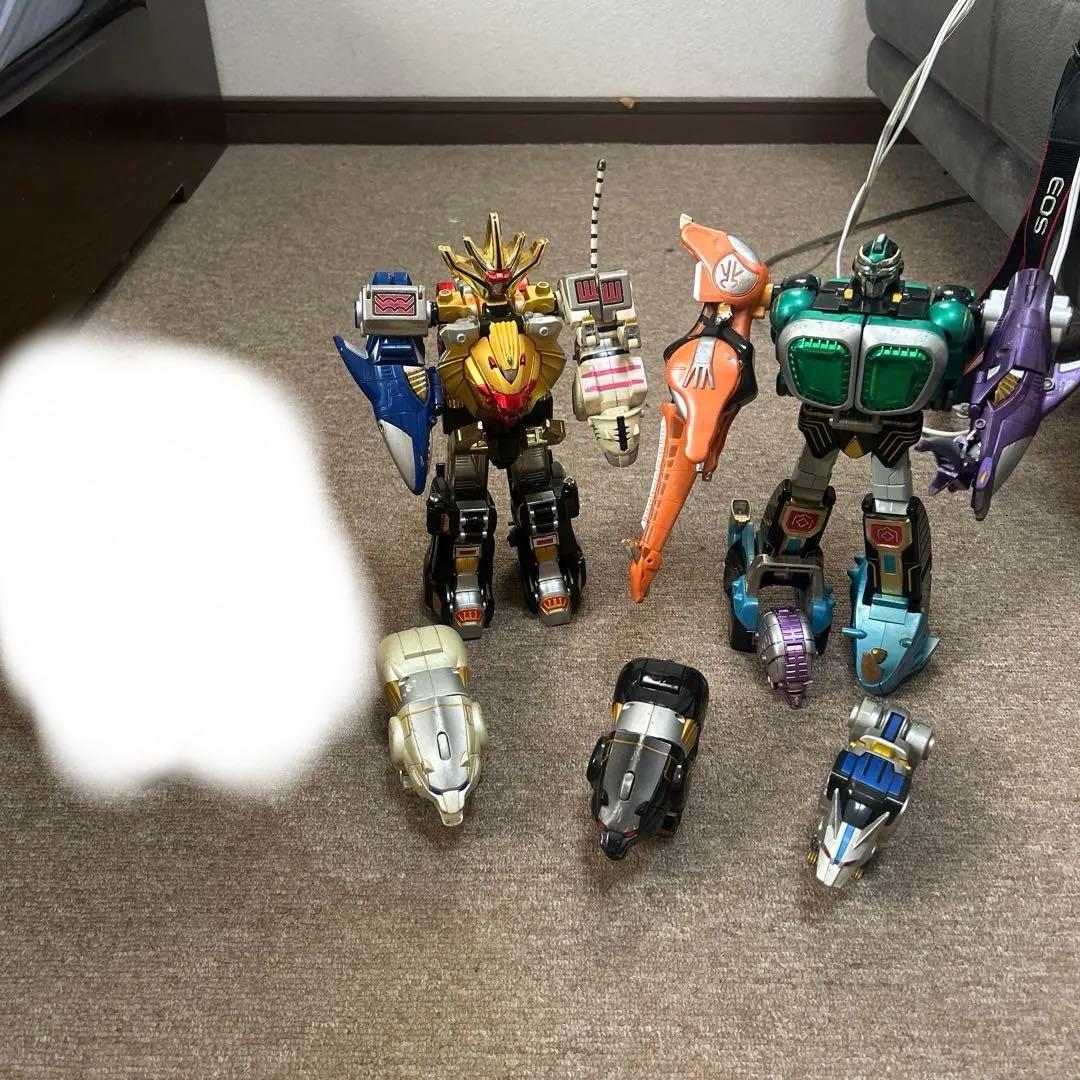 「レア」ガオレンジャー超合金DX 現状品 ガオアニマル13体セット　説明欄必読