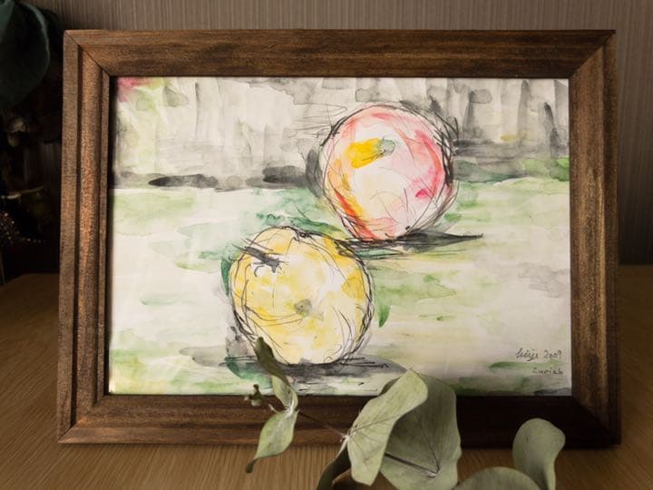 果物 絵画【美作品】