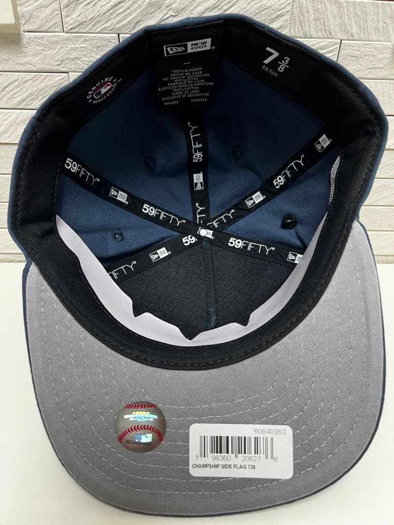 レア！海外限定 ドジャース 59FIFTY キャップ 7 3/8 ピンバッジ付
