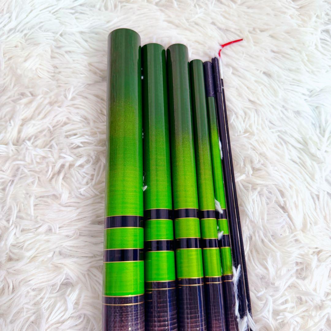 宇崎日新 PURE ECONO 鮎コロガシ 24尺 7本継 カーボン 7.2m