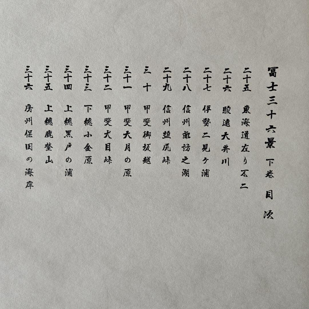 早い者勝ち　安藤広重　歌川広重　富士三十六景　全三巻・下　１２点セット　昭和制作