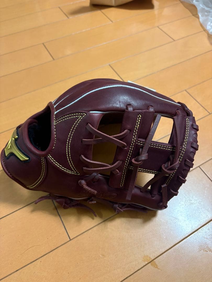 Mizuno ワインレッド グローブ軟式 未使用