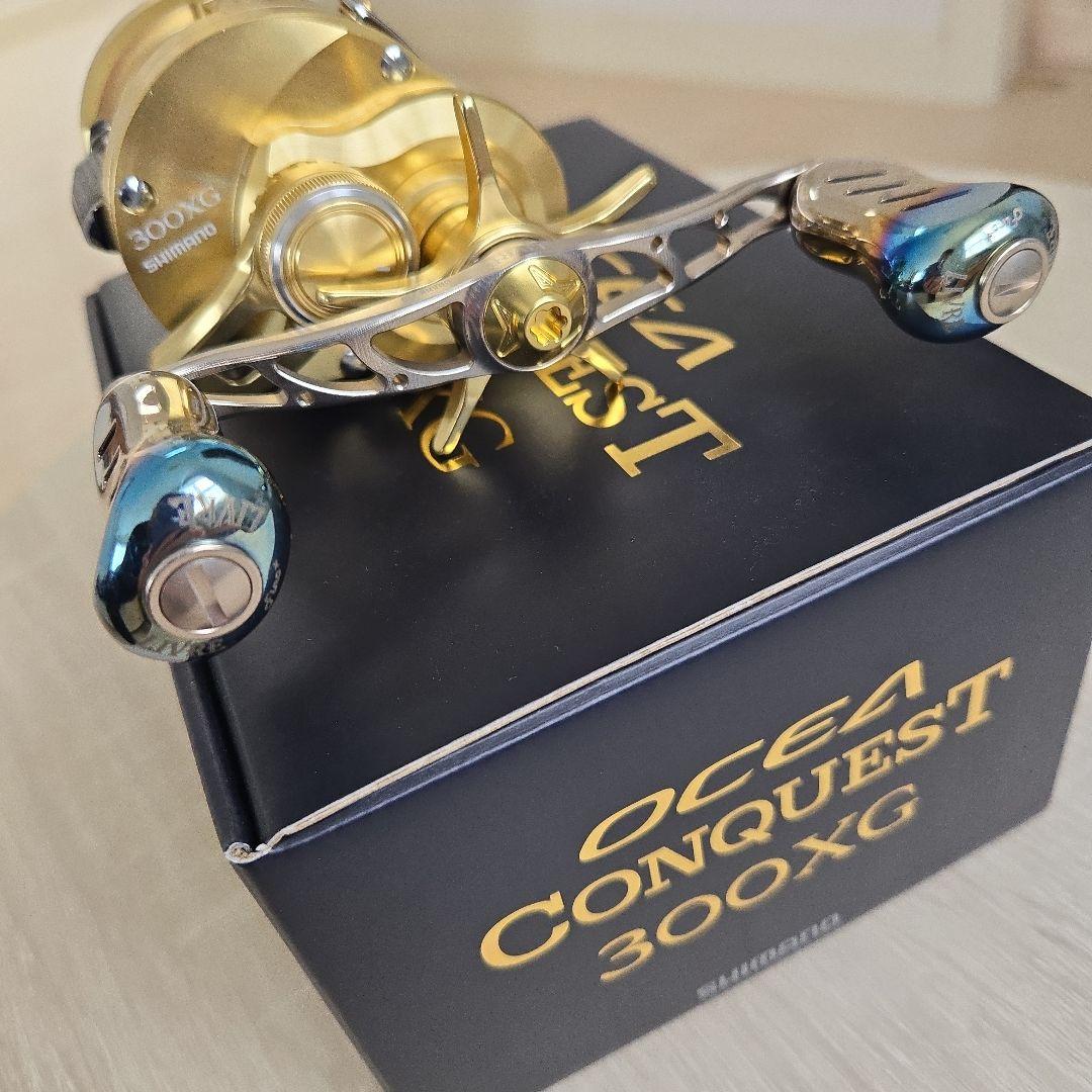 SHIMANO OCEA CONQUEST 300XG ベイトリール美品