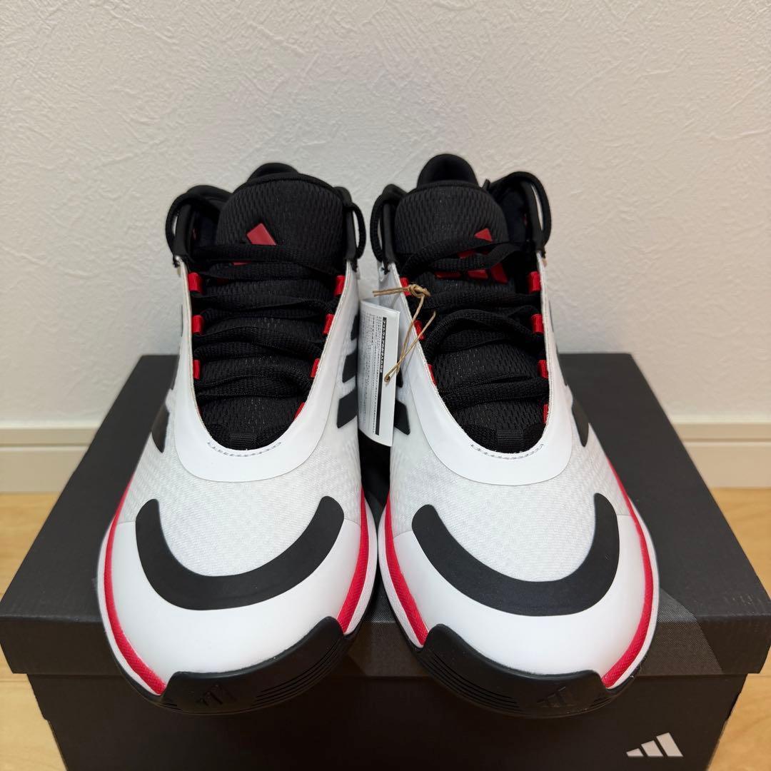 adidas バッシュ　バウンス レジェンズ　バスケ　白　黒赤　26.5cm新品