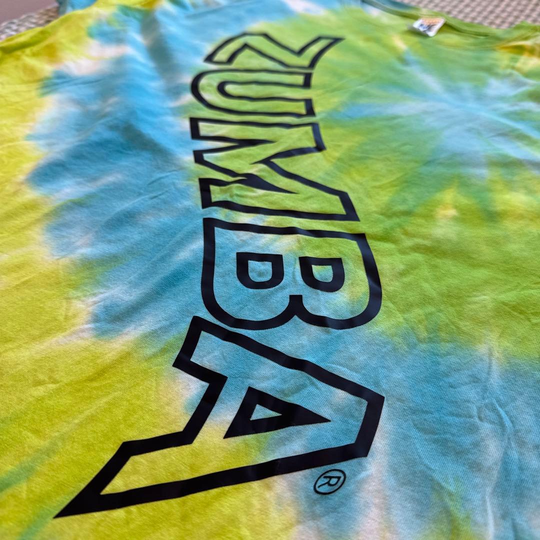 ZUMBA ズンバ　ネオン　ダイダイTシャツ