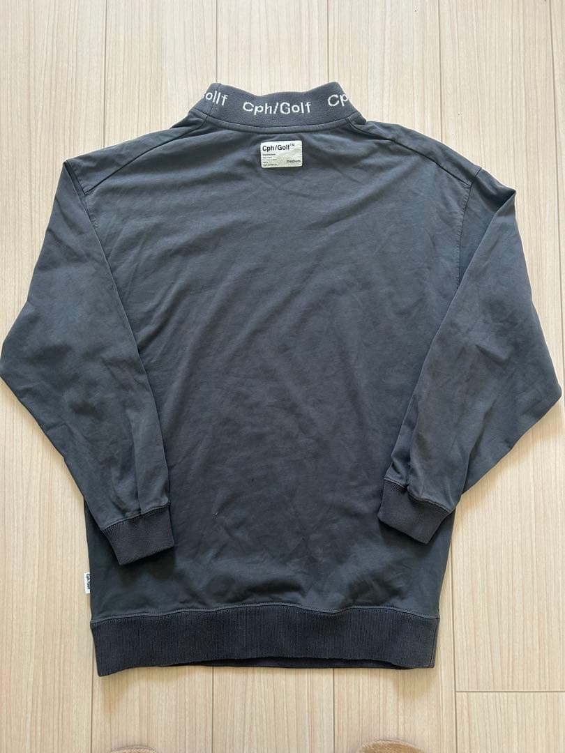 Cph/Golf キャプテンズヘルム ゴルフ 長袖 モックネック シャツ M