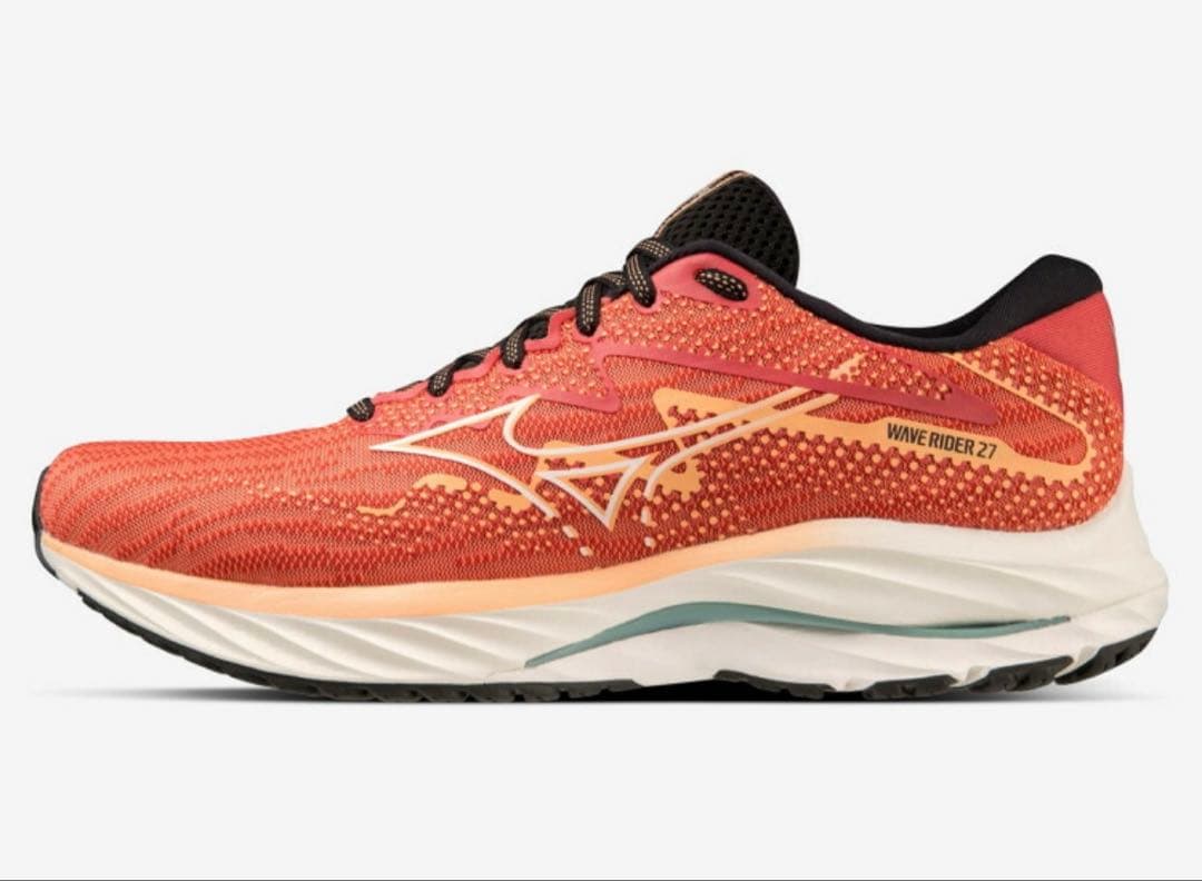 【新品未使用】Mizuno Wave Rider 27 レッド 25.5cm