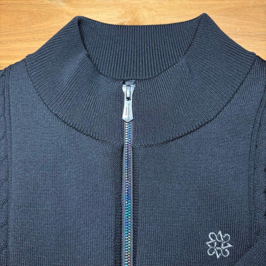 St ANDREWS セントアンドリュース ニットセーター ゴルフ LL 黒