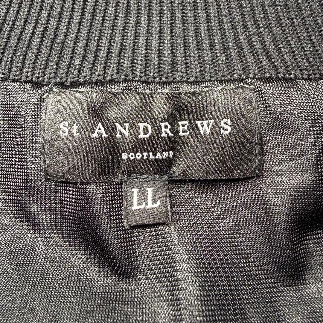 St ANDREWS セントアンドリュース ニットセーター ゴルフ LL 黒