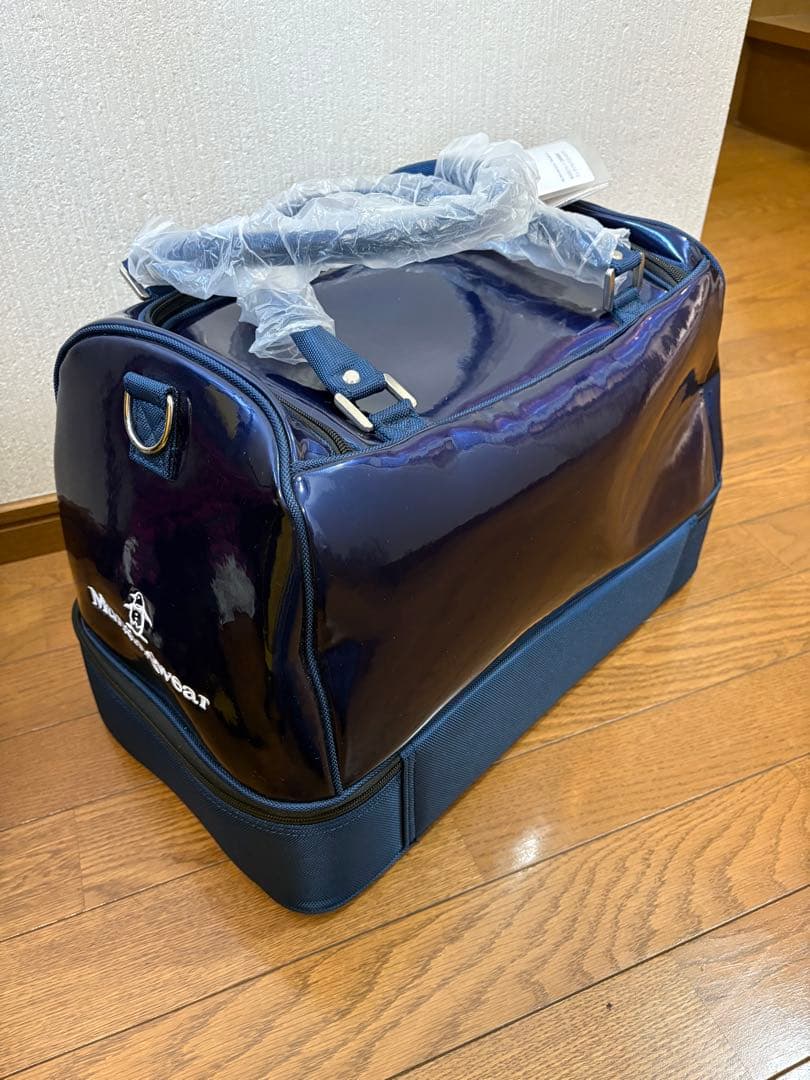 【新品】Munsingwear ゴルフバッグ ネイビー 中型