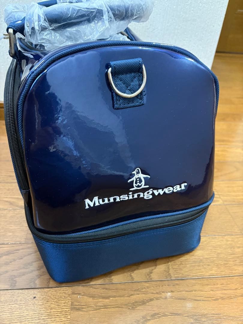 【新品】Munsingwear ゴルフバッグ ネイビー 中型