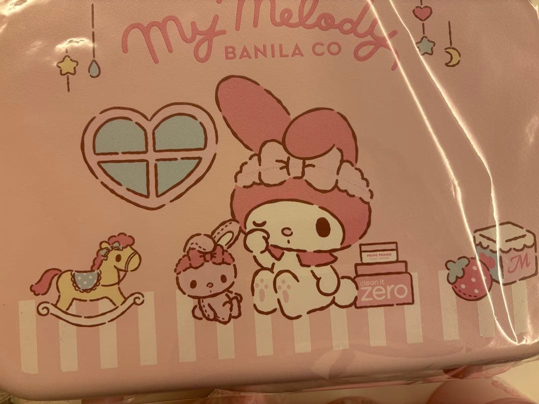 新品未開封　バニラコ　マイメロ キャリーケース　クレンジング　ヘアバンド