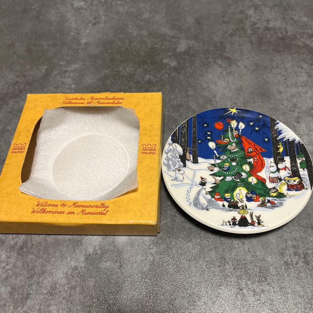 ♠︎未使用♠︎ARABIA♠︎ムーミンプレート アラビア皿 Finland クリスマス